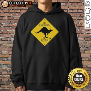 Alternative view of Nice No Kangaroos In Austria Logo T-Shirt