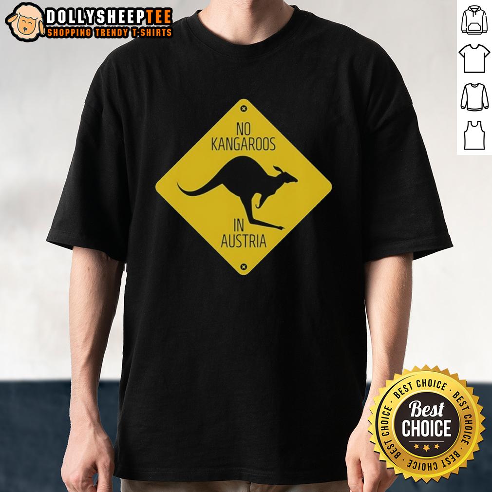 Nice No Kangaroos In Austria Logo T-Shirt
