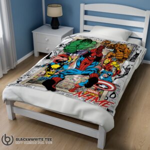 Alternative view of Official Perfect Marvel Comics Superhero Blanket Fleece Customized Blanket