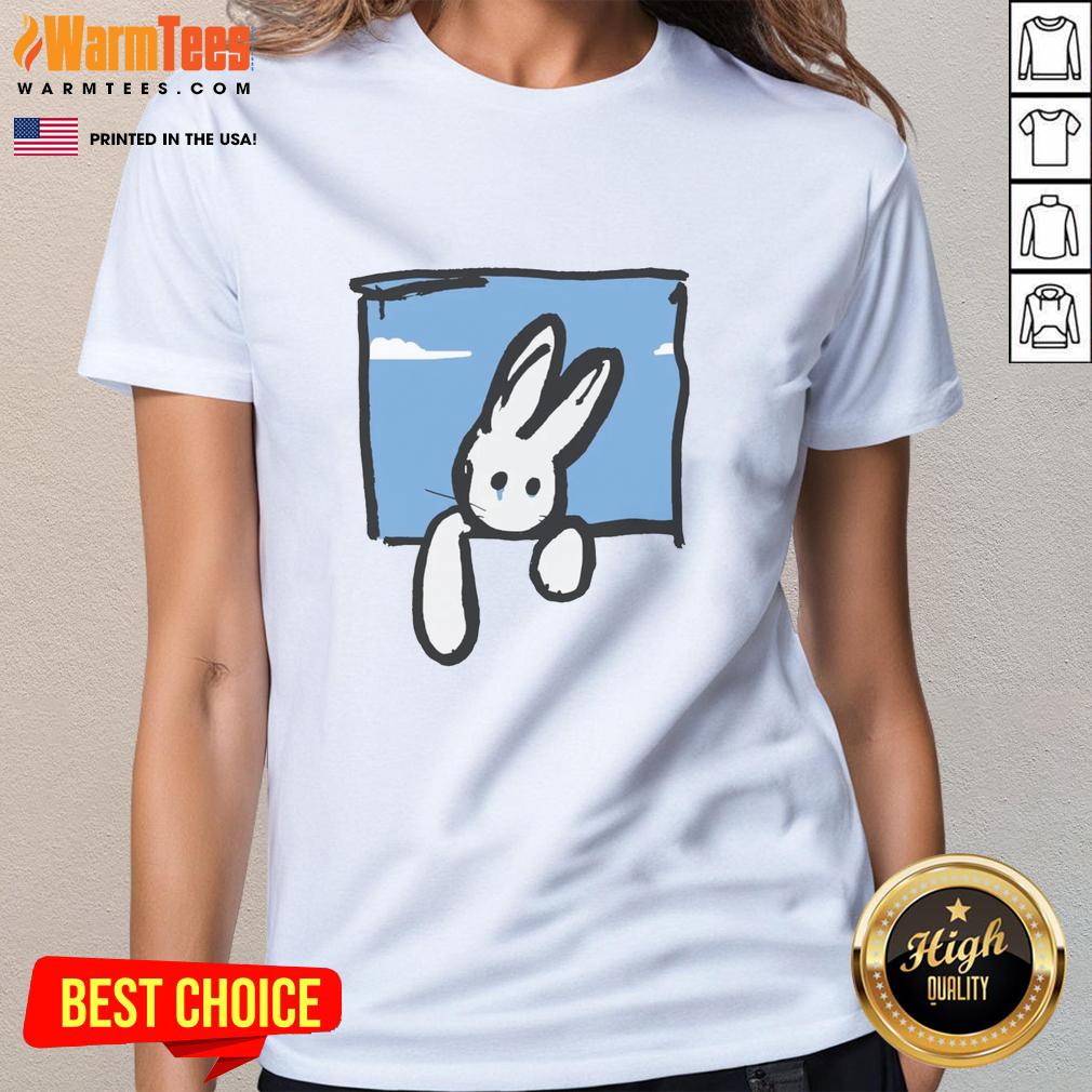 Pretty Blue Bunny T-Shirt - Image 3