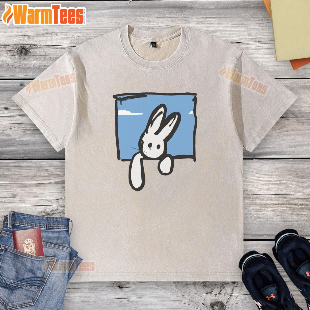 Pretty Blue Bunny T-Shirt - Image 6