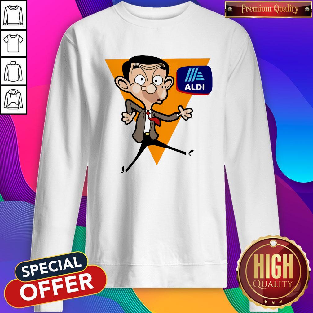 Premium Mr Bean Cartoon Aldi Logo Shirt - Image 4