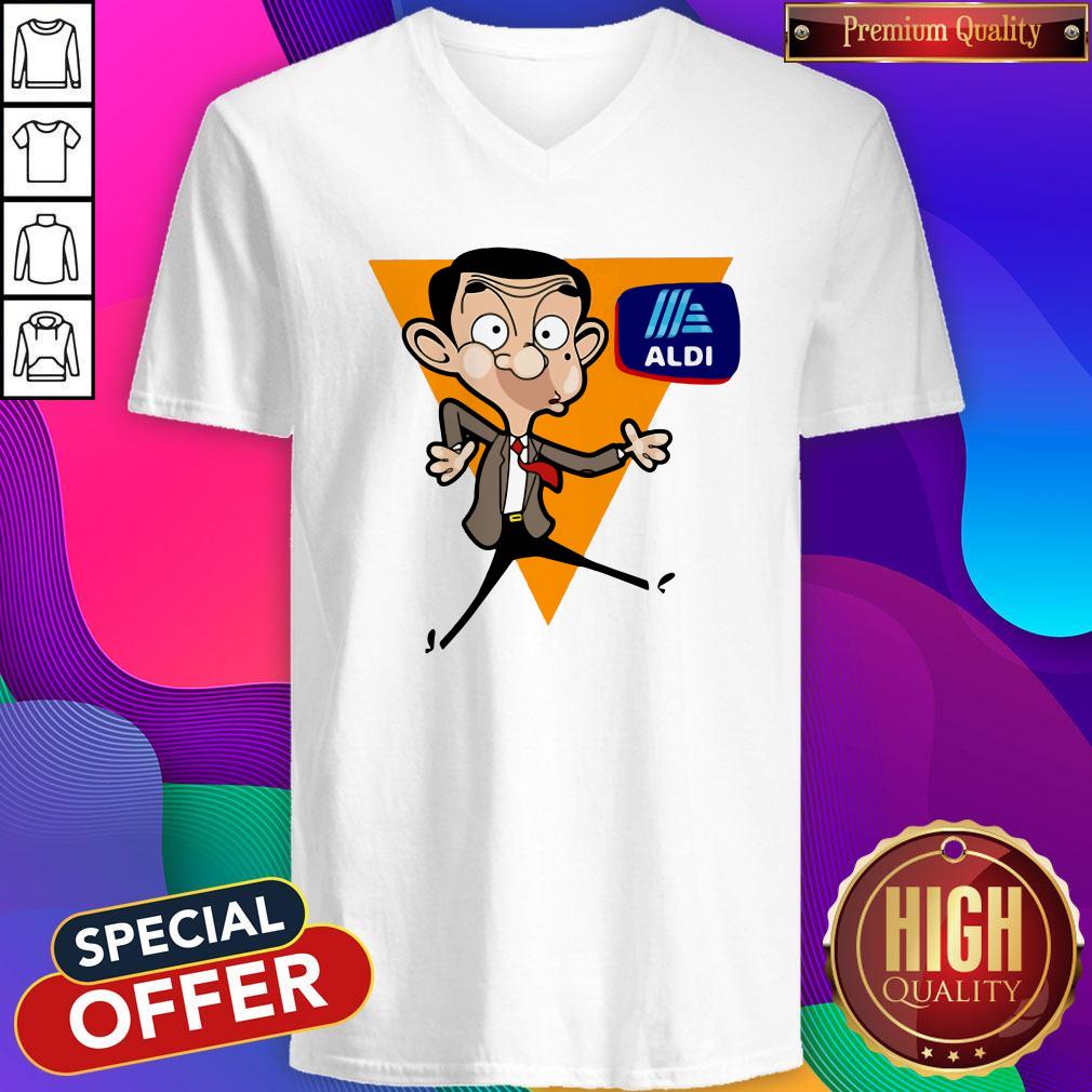 Premium Mr Bean Cartoon Aldi Logo Shirt - Image 2