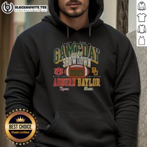 Alternative view of Premium Baylor Bears Vs Auburn Tigers 2025 Gameday Showdown Football T-Shirt
