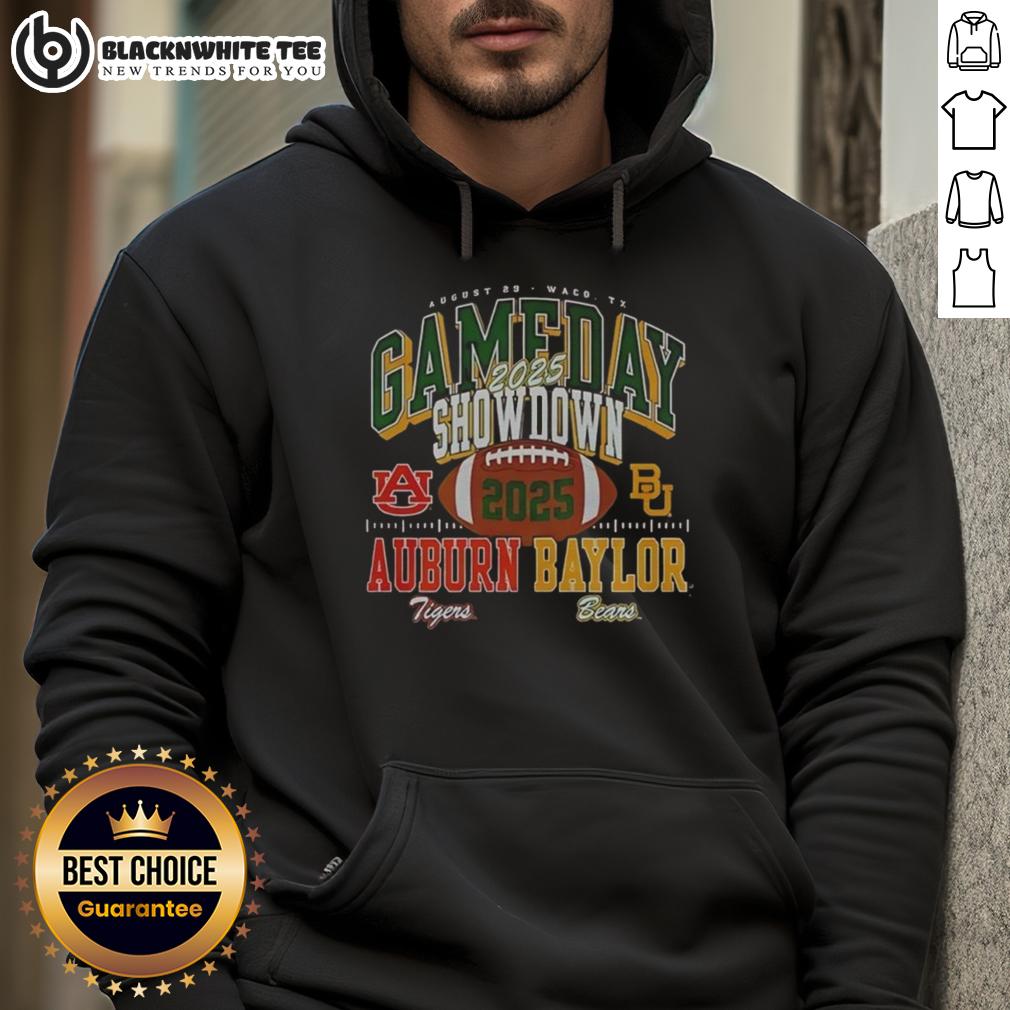 Premium Baylor Bears Vs Auburn Tigers 2025 Gameday Showdown Football T-Shirt - Image 2
