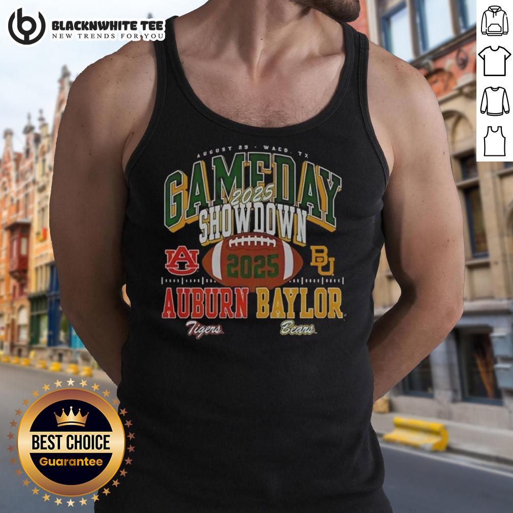 Premium Baylor Bears Vs Auburn Tigers 2025 Gameday Showdown Football T-Shirt - Image 4