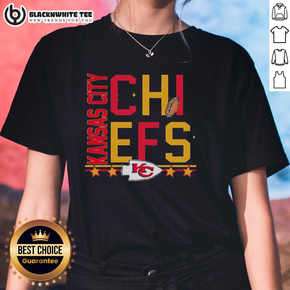 Top Kansas City Chiefs Design Box T-Shirt - Image 3