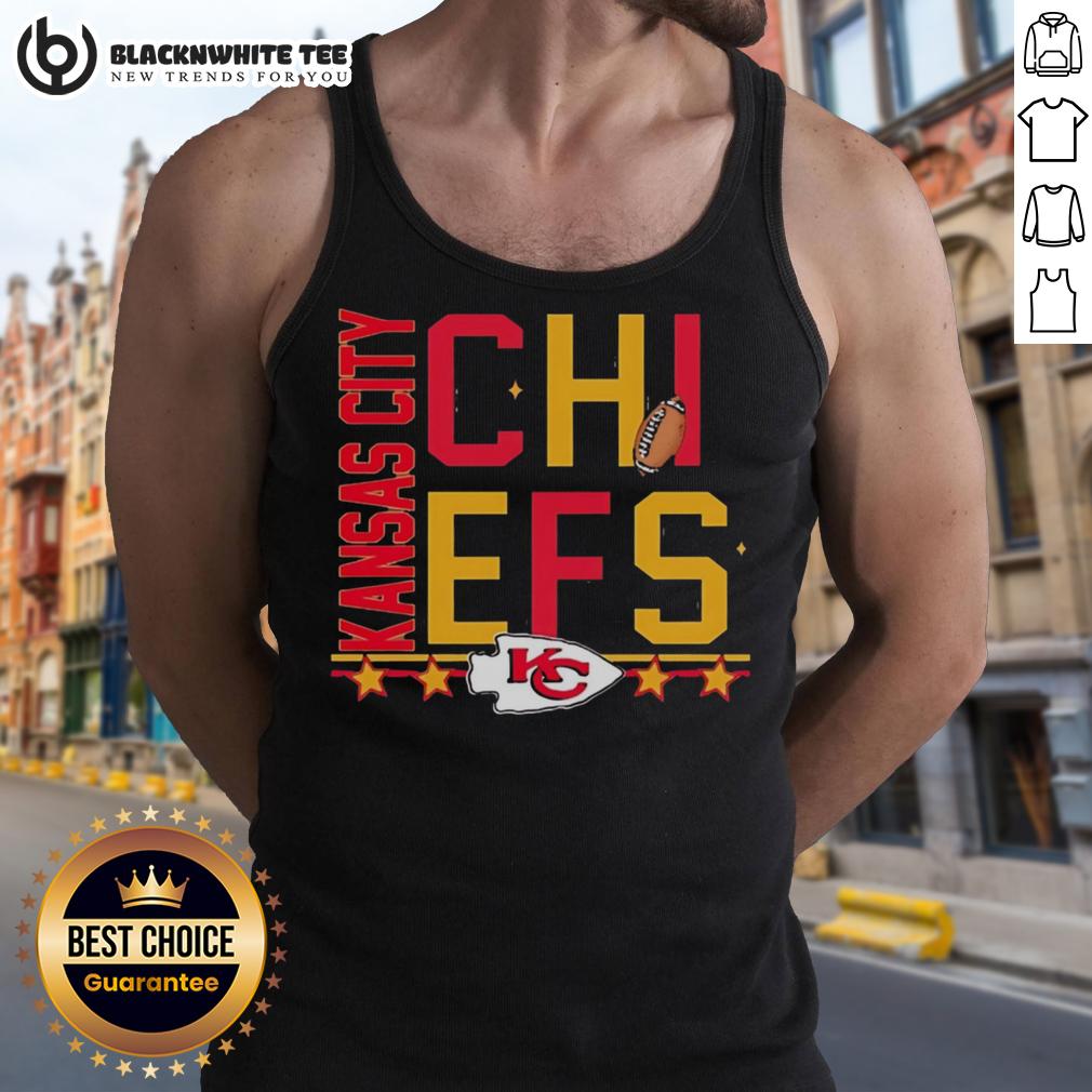 Top Kansas City Chiefs Design Box T-Shirt - Image 4