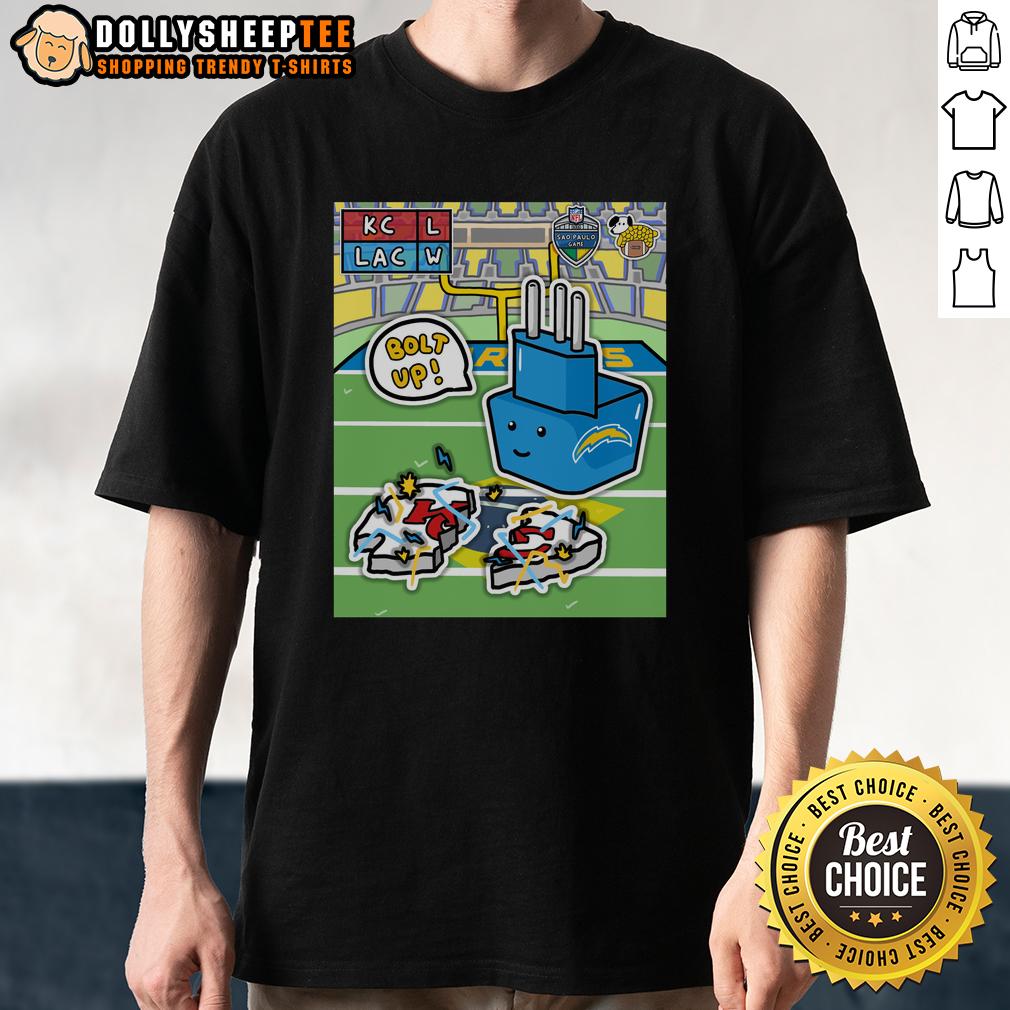Hot The Los Angeles Chargers Powered Up In Brazil Defeat Kansas City Chiefs T-Shirt