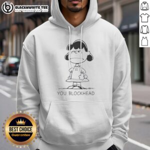 Alternative view of Nice Lucy Van Pelt Schulz Peanuts You Blockhead Shirt