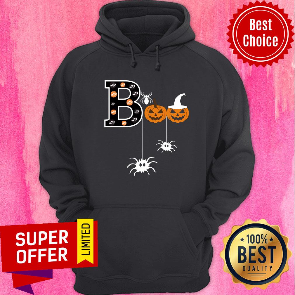 Spide Boo Hat Witch Pumpkin Shirt - Image 2