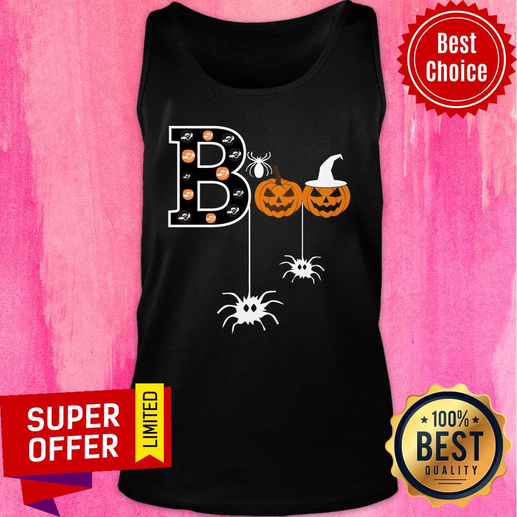 Spide Boo Hat Witch Pumpkin Shirt - Image 4