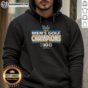 Alternative view of Awesome UCLA Bruins 2025 Big Ten Conference Men's Golf Championship T-Shirt