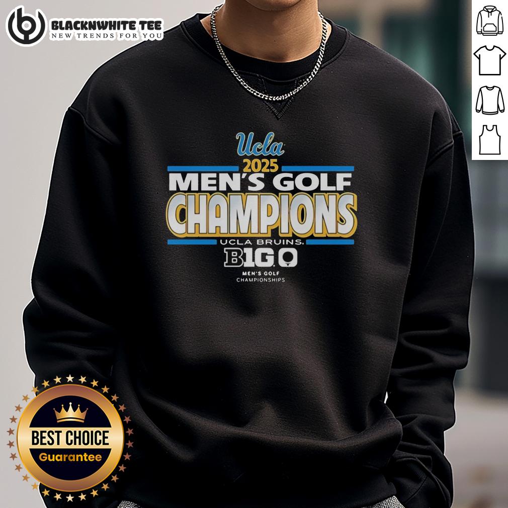 Awesome UCLA Bruins 2025 Big Ten Conference Men's Golf Championship T-Shirt - Image 5