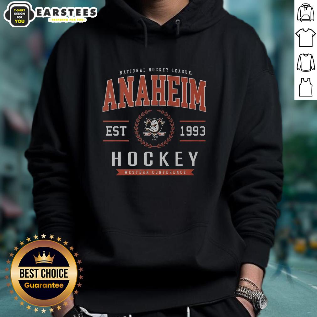Nice Anaheim Ducks Hockey Legacy Crest T-Shirt - Image 2