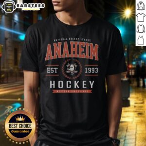 Nice Anaheim Ducks Hockey Legacy Crest T-Shirt