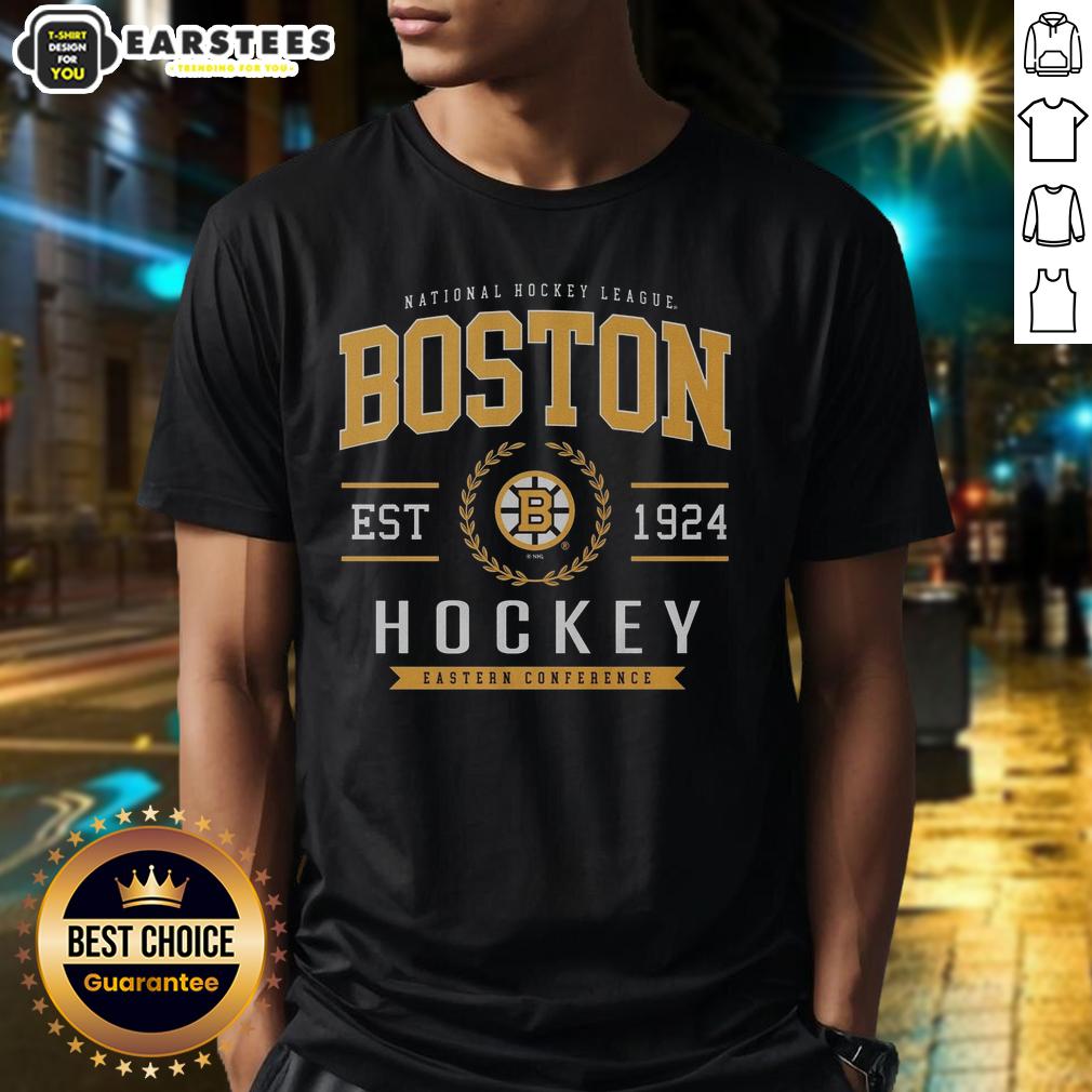 Nice Boston Bruins Hockey Legacy Crest T-Shirt
