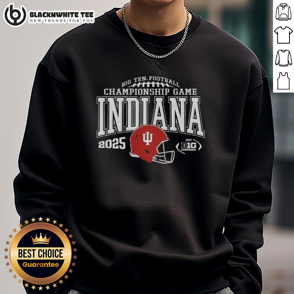 Premium Indiana Hoosiers 2025 Big Ten Football Championship Game T-Shirt - Image 5