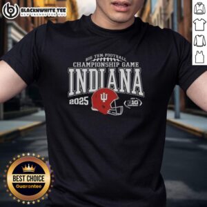 Premium Indiana Hoosiers 2025 Big Ten Football Championship Game T-Shirt