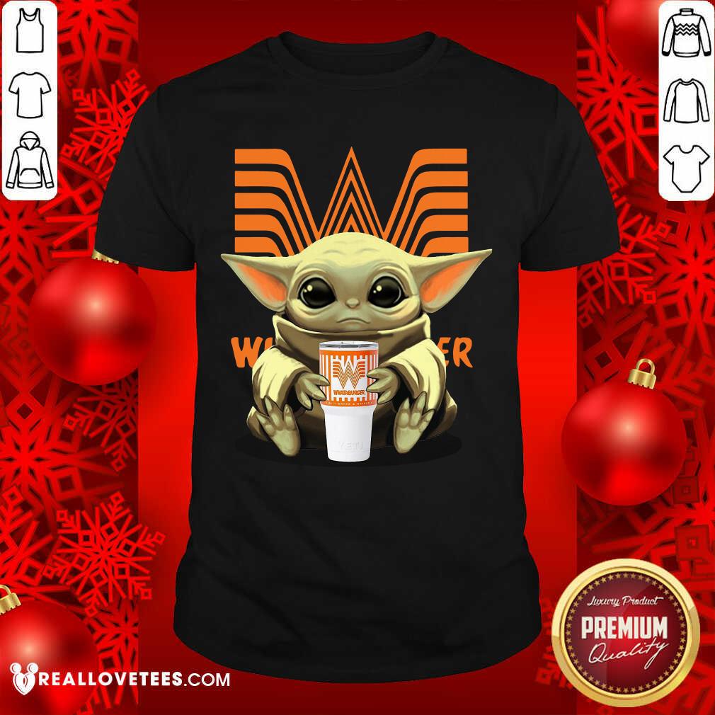 Perfect Baby Yoda Hugs Whataburger Shirt