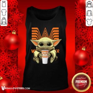 Alternative view of Perfect Baby Yoda Hugs Whataburger Shirt