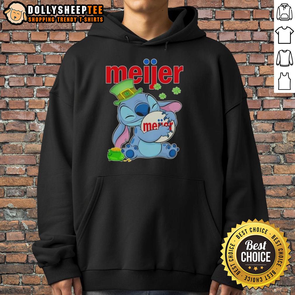 Top Stitch With St Patricks Hug Meijer Logo T-Shirt - Image 2