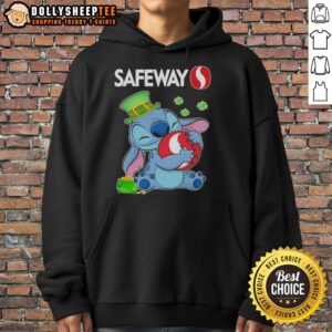 Alternative view of Top Stitch With St Patricks Hug Safeway Logo T-Shirt