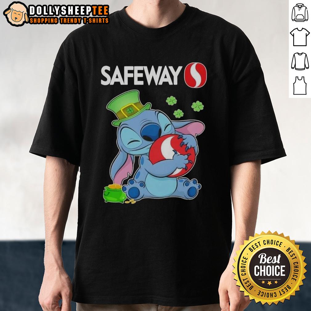 Top Stitch With St Patricks Hug Safeway Logo T-Shirt