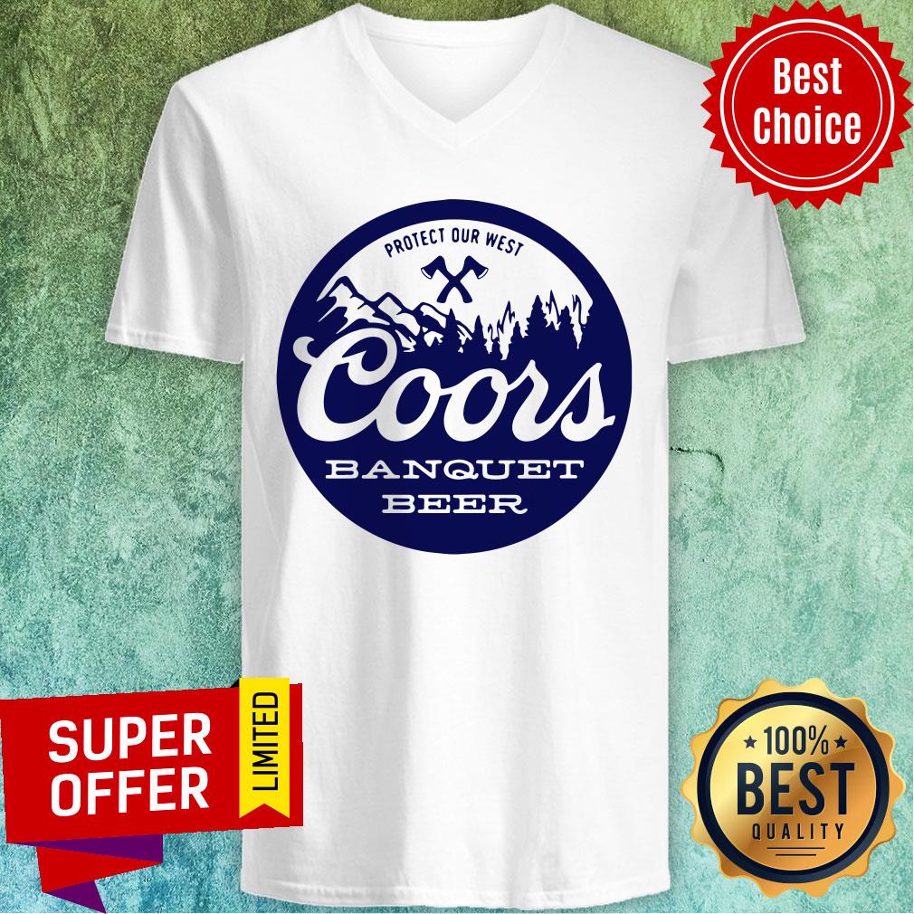 Nice Protect Our West Coors Banquet Beer Shirt - Image 4