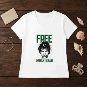 Alternative view of Top Free Imran Khan Cricket Shirt