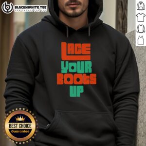Alternative view of Hot Lace Your Boots Up Miami Huricanes T-Shirt