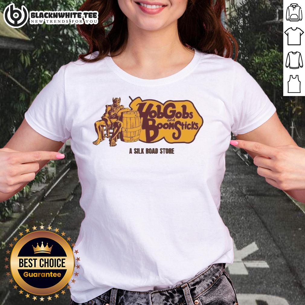 Hot Hobgobs And Boom Sticks A Silk Road Store T-Shirt - Image 3