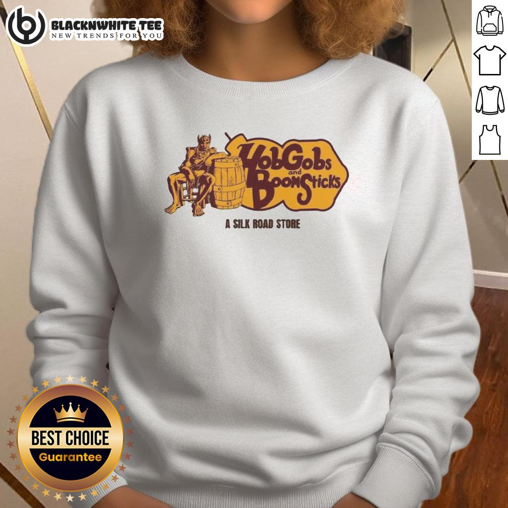 Hot Hobgobs And Boom Sticks A Silk Road Store T-Shirt - Image 5
