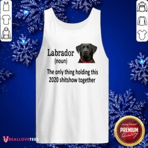 Alternative view of Top Labrador The Only Thing Holding This 2020 Shitshow Together Shirt