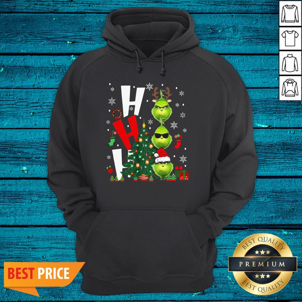 Wicked Santa Grinch Ho Ho Ho Christmas Shirt - Image 2