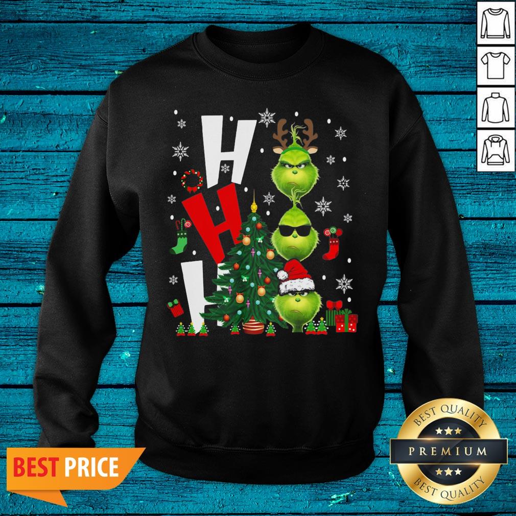 Wicked Santa Grinch Ho Ho Ho Christmas Shirt - Image 5
