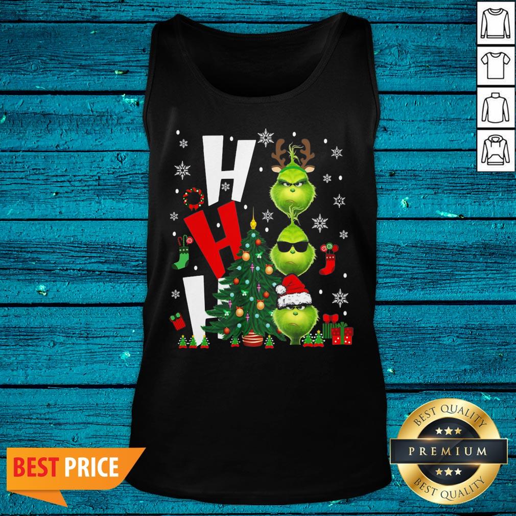 Wicked Santa Grinch Ho Ho Ho Christmas Shirt - Image 4
