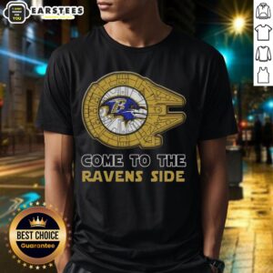 Premium Star Wars Come To The Baltimore Ravens Side T-Shirt