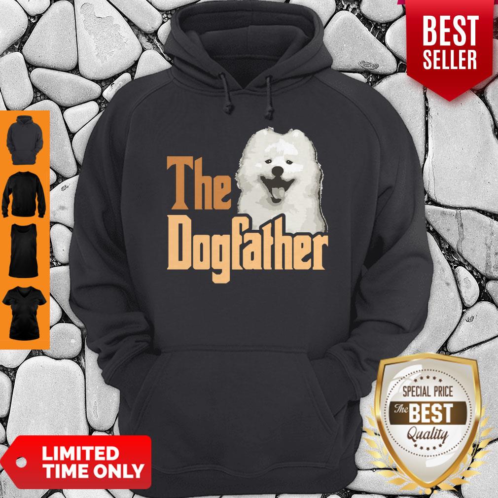 Funny Samoyed The Doggfather Father's Day Shirt - Image 2