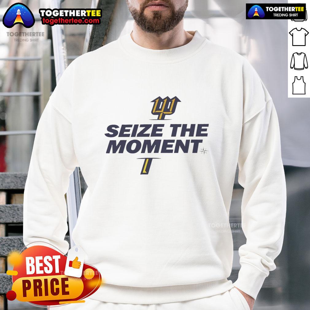 Top Seize The Moment Trident Seattle Mariners T-Shirt - Image 5
