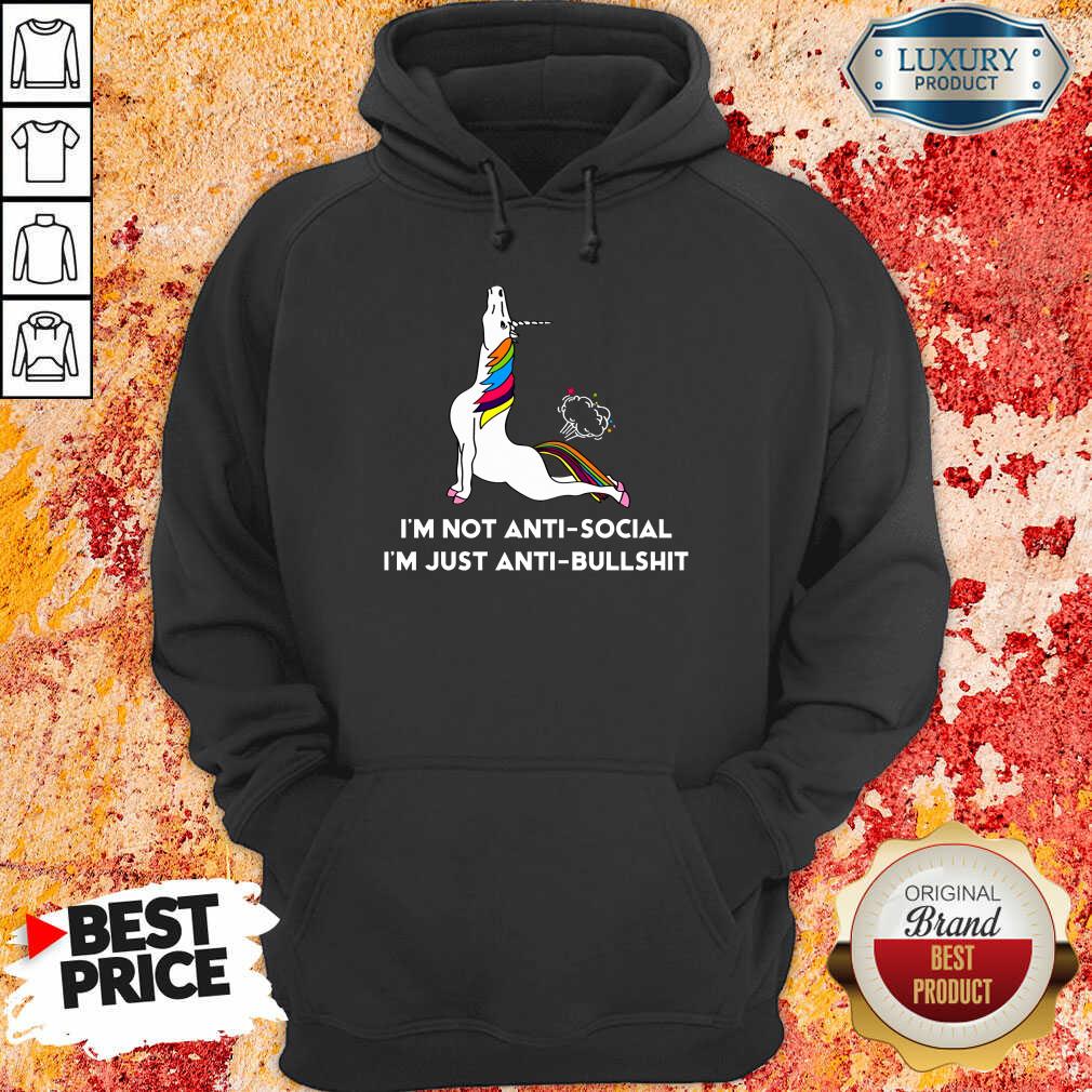 I'm Not Anti-social Just Anti Bullshit Shirt - Image 5