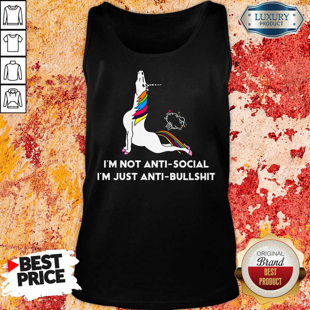 I'm Not Anti-social Just Anti Bullshit Shirt - Image 3