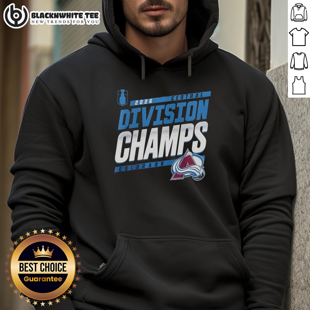 Good Central Division Champions Colorado Avalanche NHL 2026 T-Shirt - Image 2