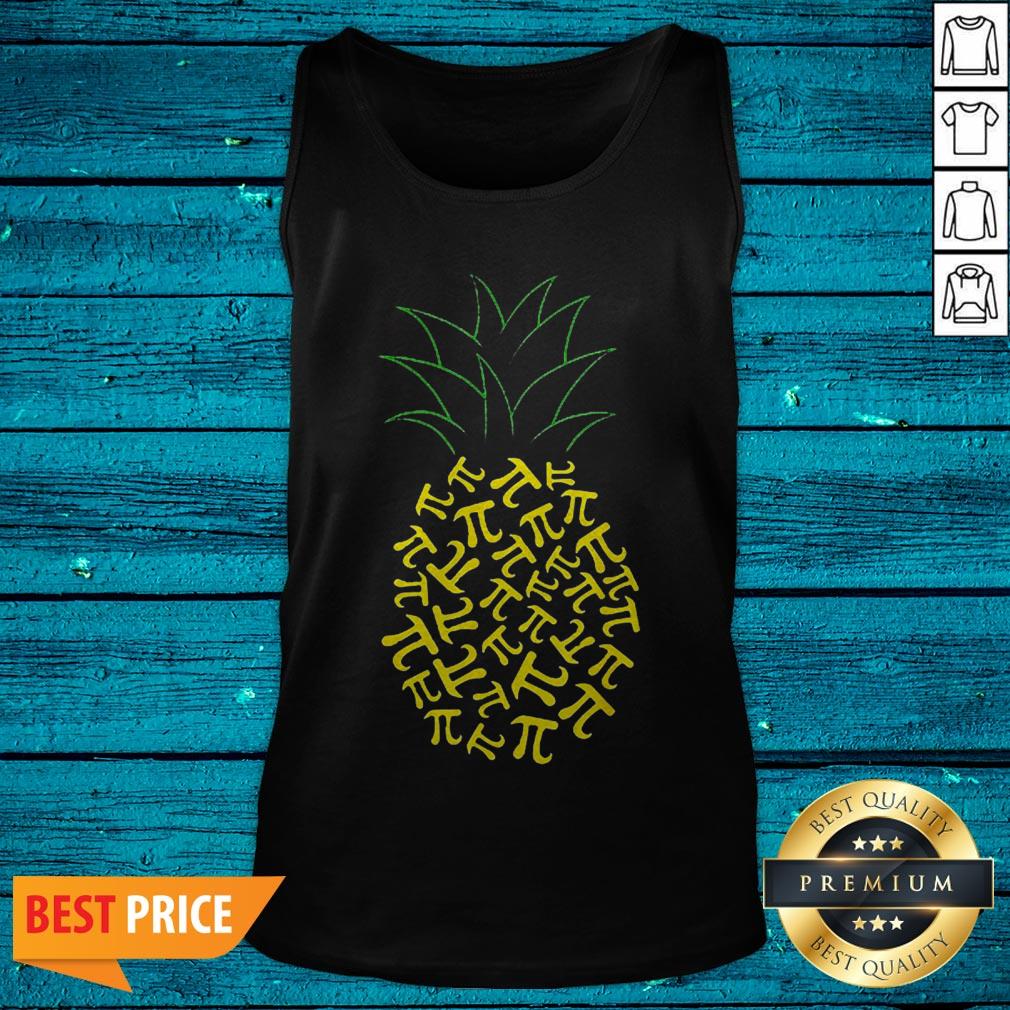 Pi Day Pineapple Math Teacher 3.14 Symbol Pie Gee Shirt - Image 5
