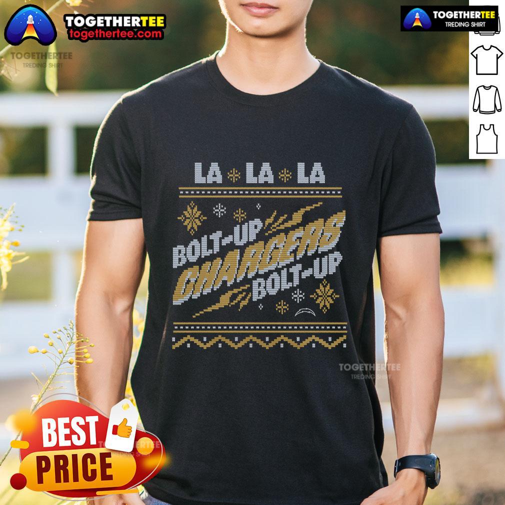 Pretty Los Angeles Chargers Holiday T-Shirt