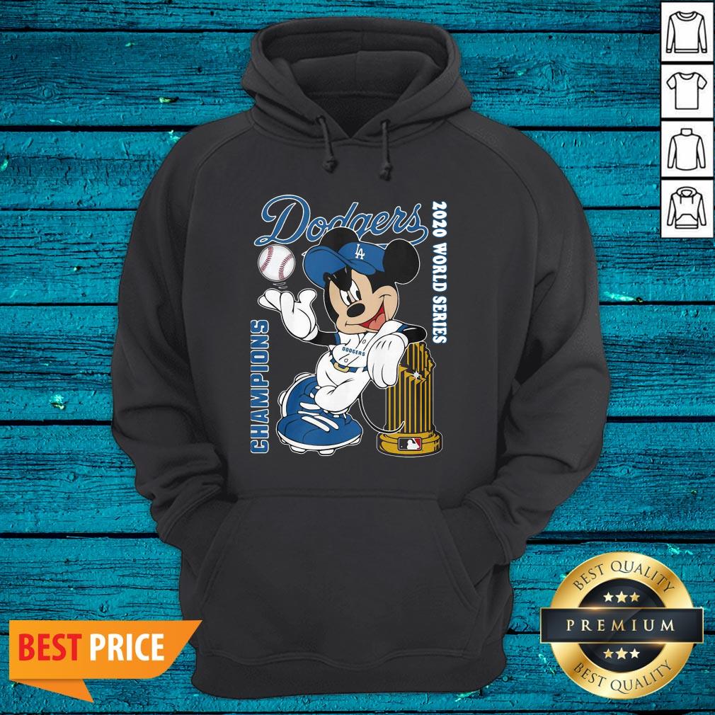 Lovely Mickey Mouse Los Angeles Dodgers Champions 2020 World Series Shirt - Image 3