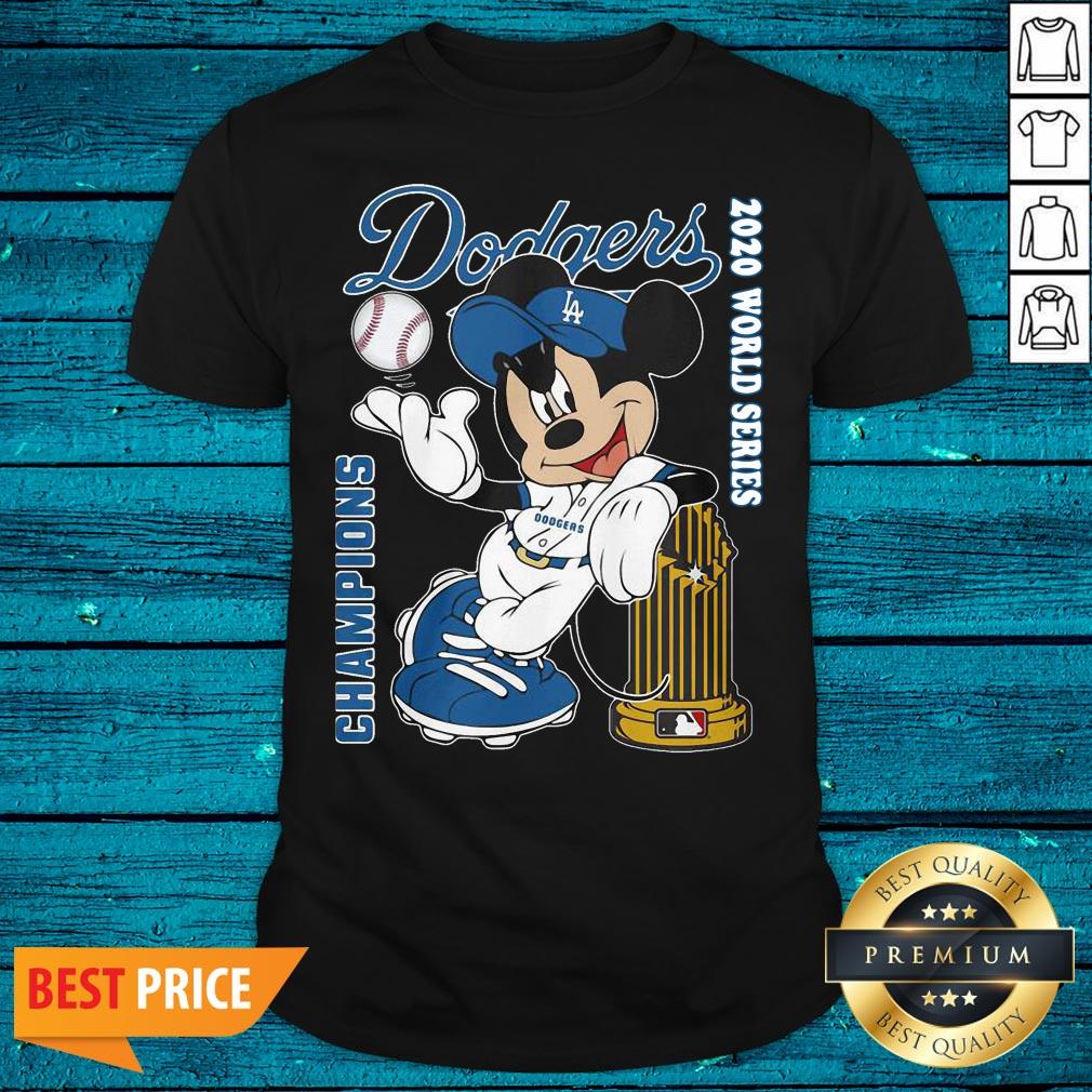 Lovely Mickey Mouse Los Angeles Dodgers Champions 2020 World Series Shirt