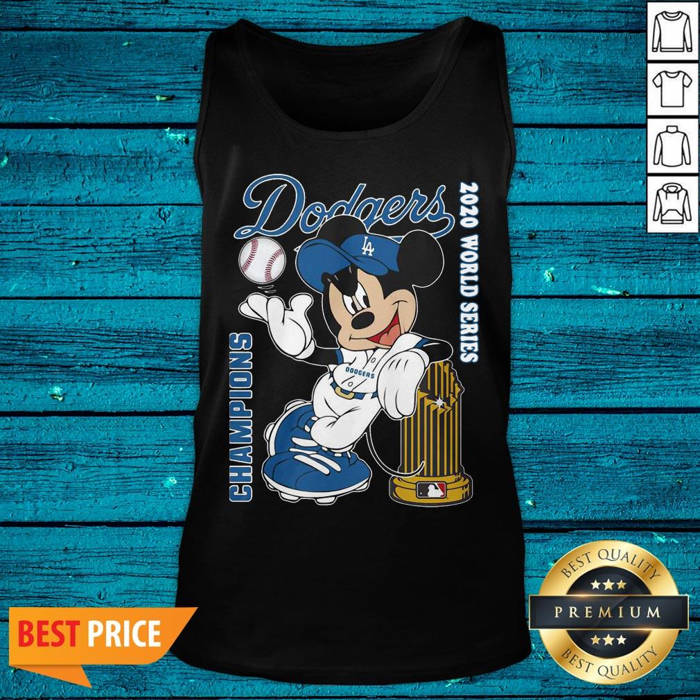 Lovely Mickey Mouse Los Angeles Dodgers Champions 2020 World Series Shirt - Image 5