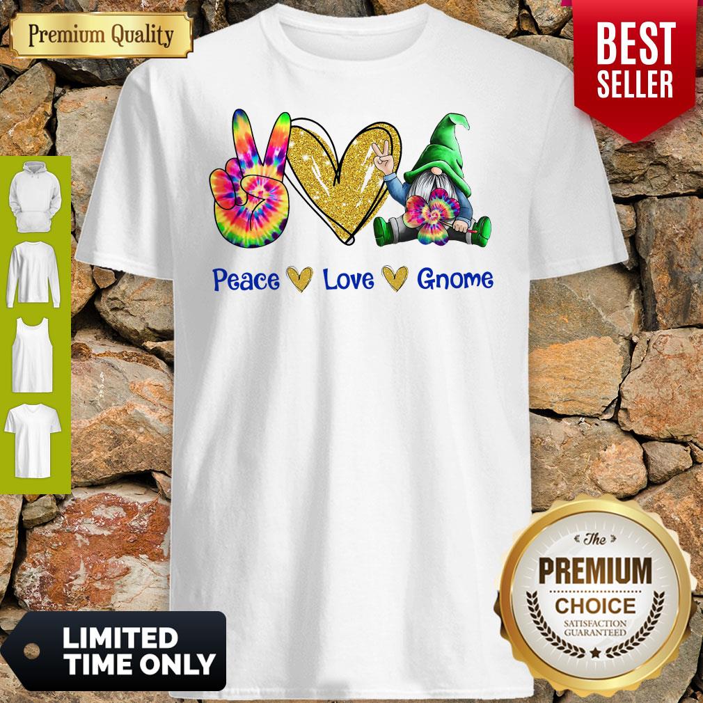Official Peace Love Gnome Diamond Shirt