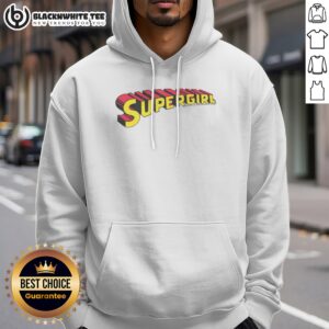 Alternative view of Top Supergirl Wordmark Shirt